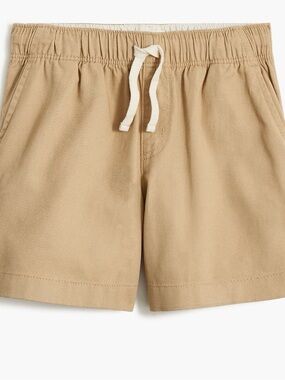 J Crew Crewcuts Casual Drawstring Twill Shorts - Khaki